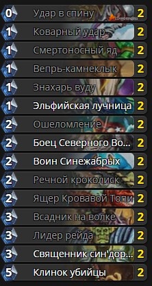 Базовая колода разбойника