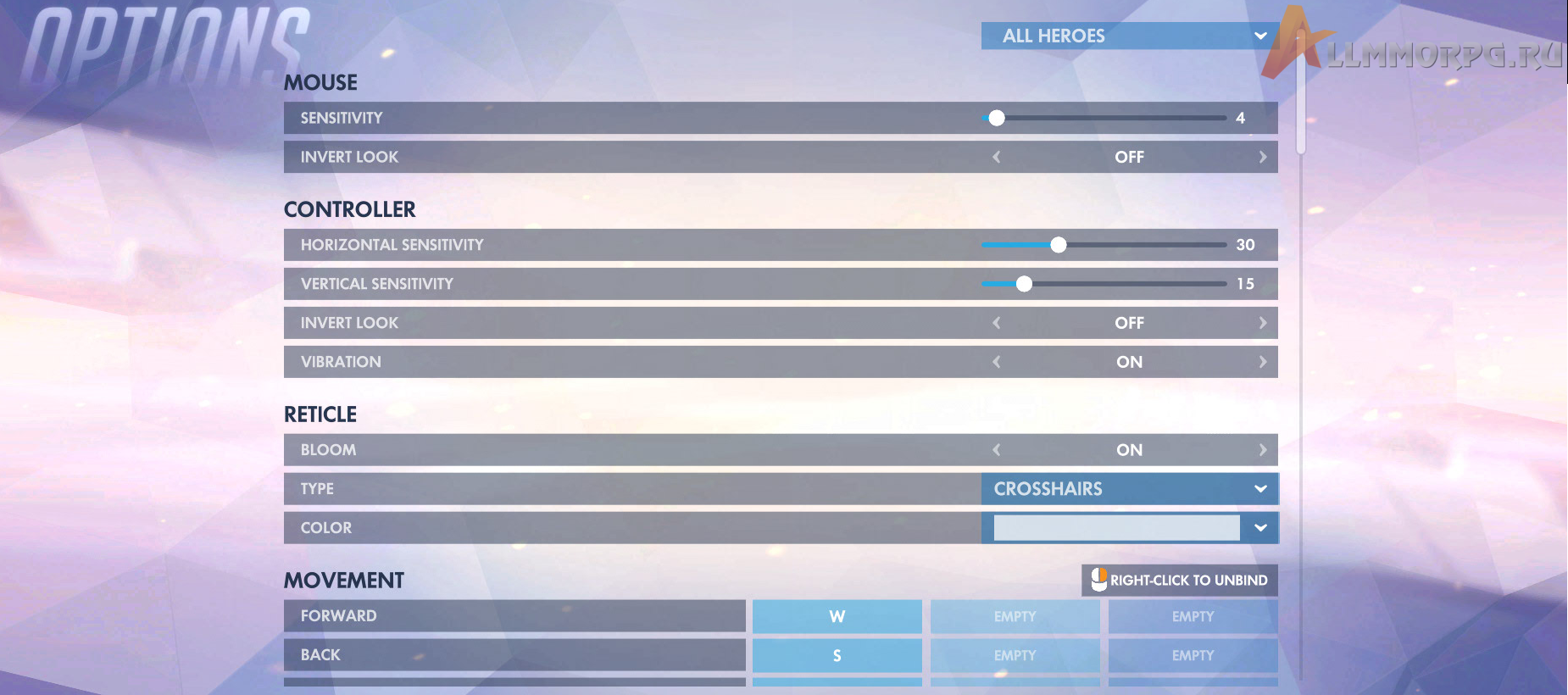 Overwatch настройки про игроков Overwatch настройки про игроков