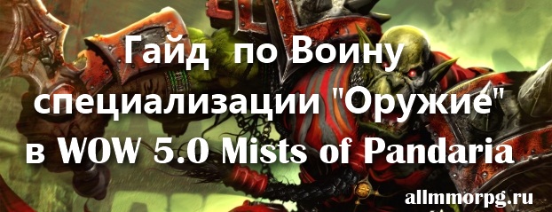 Гайд по Воину Оружия