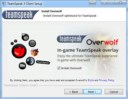 Установка функции In-game overlay, Overwolf