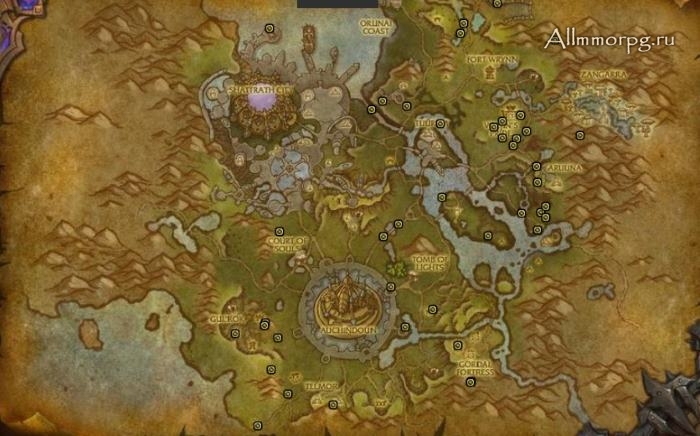 Карта сокровищ Таладора