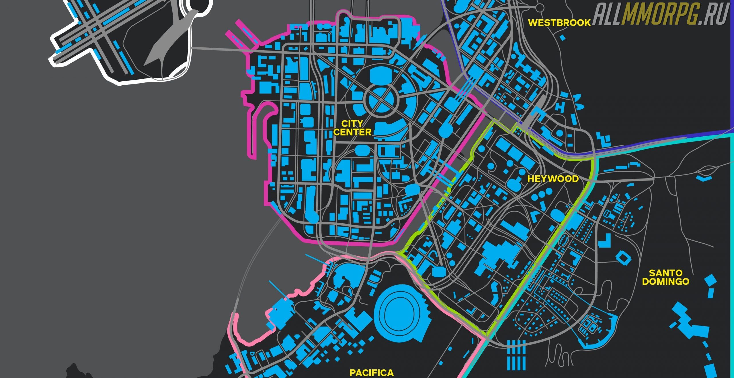 Cyberpunk map size фото 25