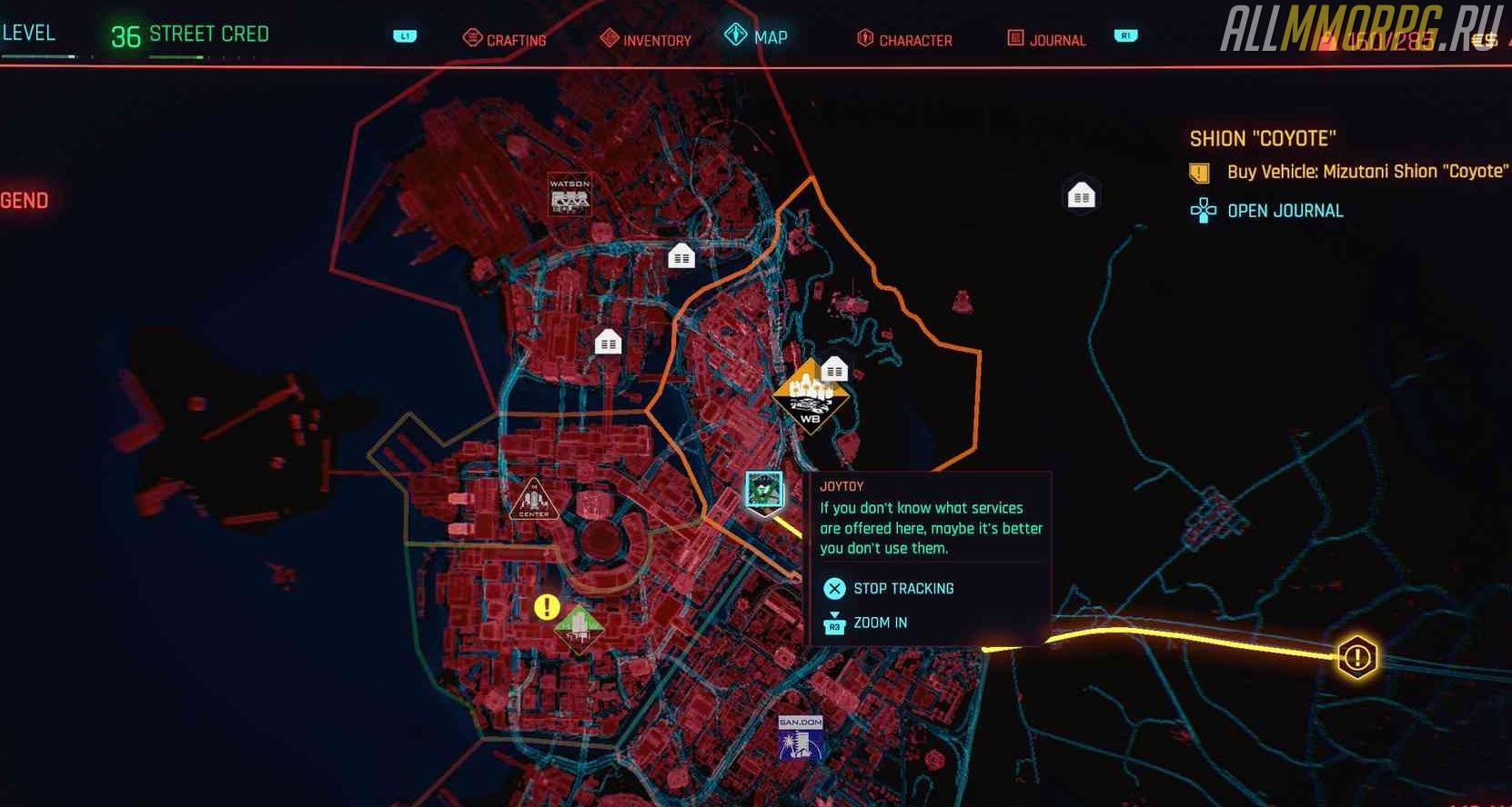 Cyberpunk map size фото 72