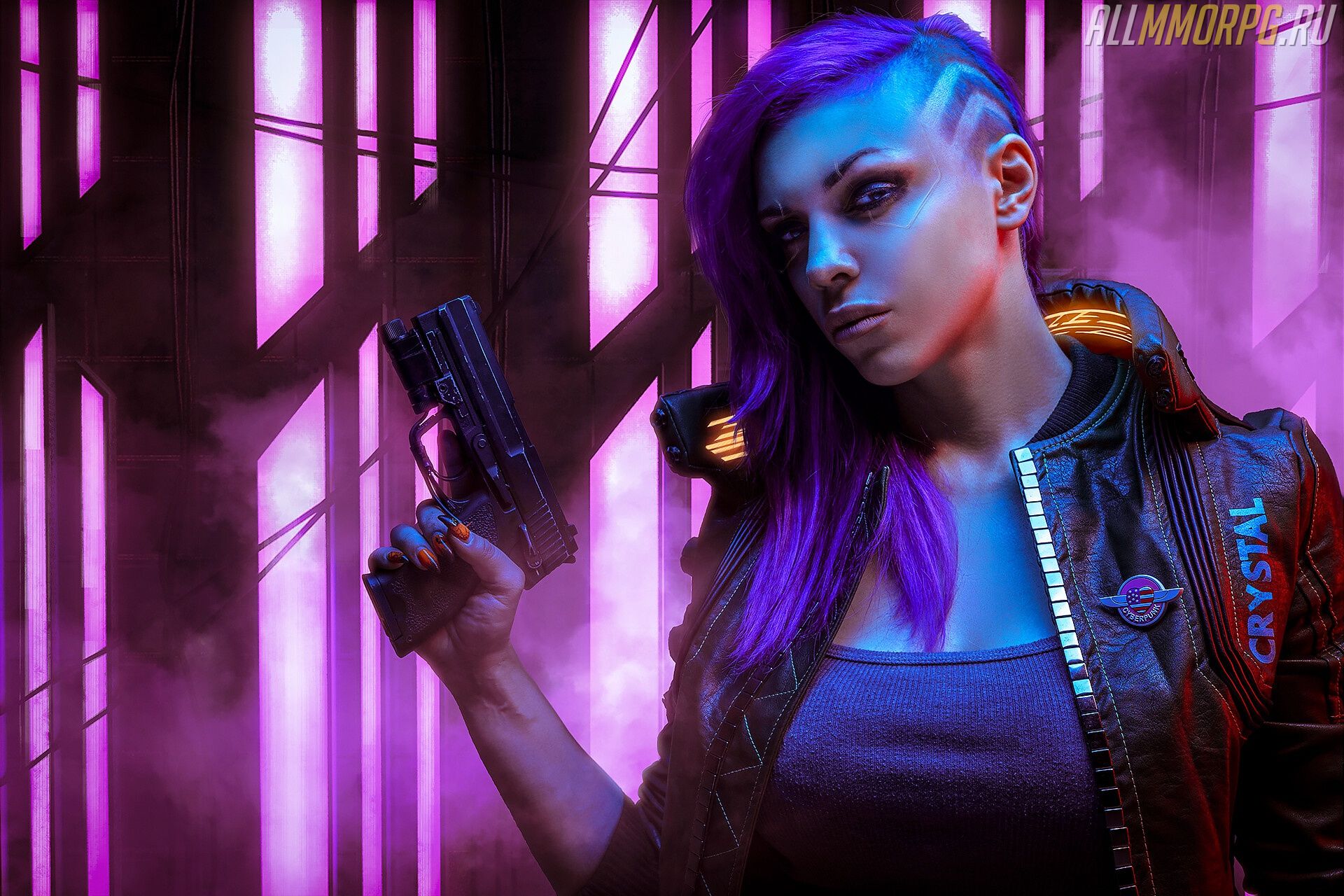 devushka-art-kiborg-cd-projekt-red-cyberpunk-2077-kiberpank