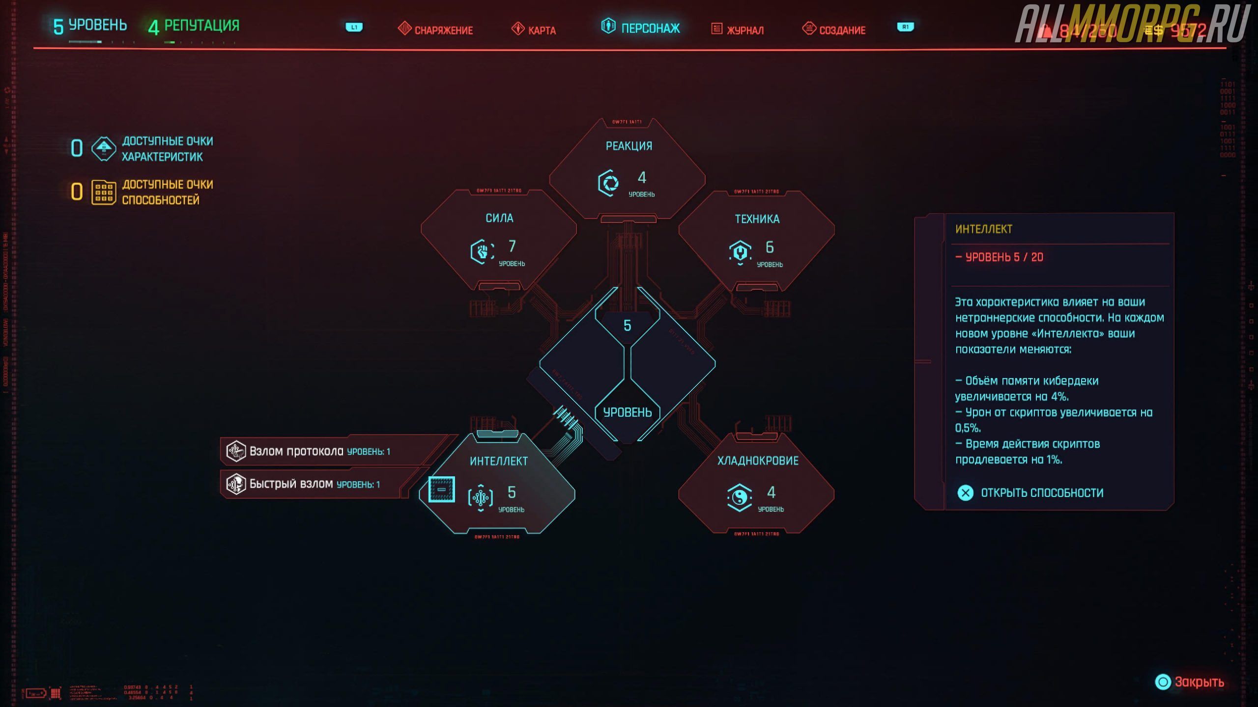 куда тратить очки характеристик cyberpunk фото 5