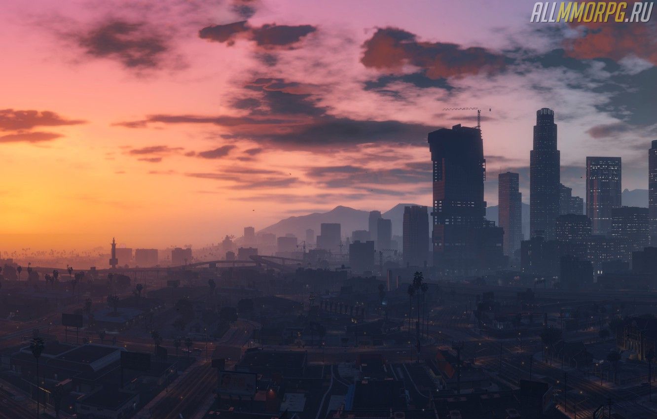 grand theft auto v gta 5 game city kumo cloud sky gta v