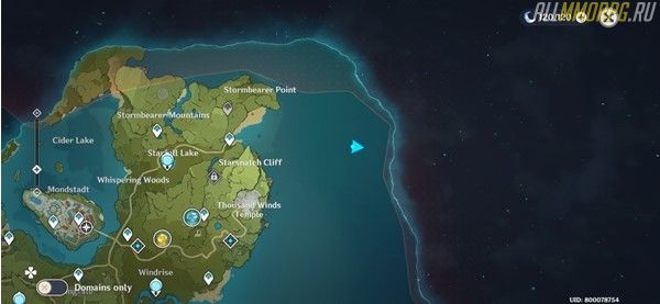вход в храм тысячи ветров genshin impact