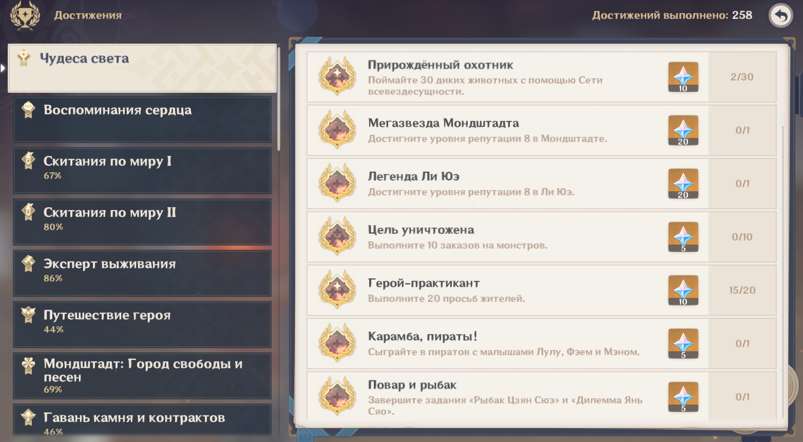 Мастерство стихий genshin impact что такое