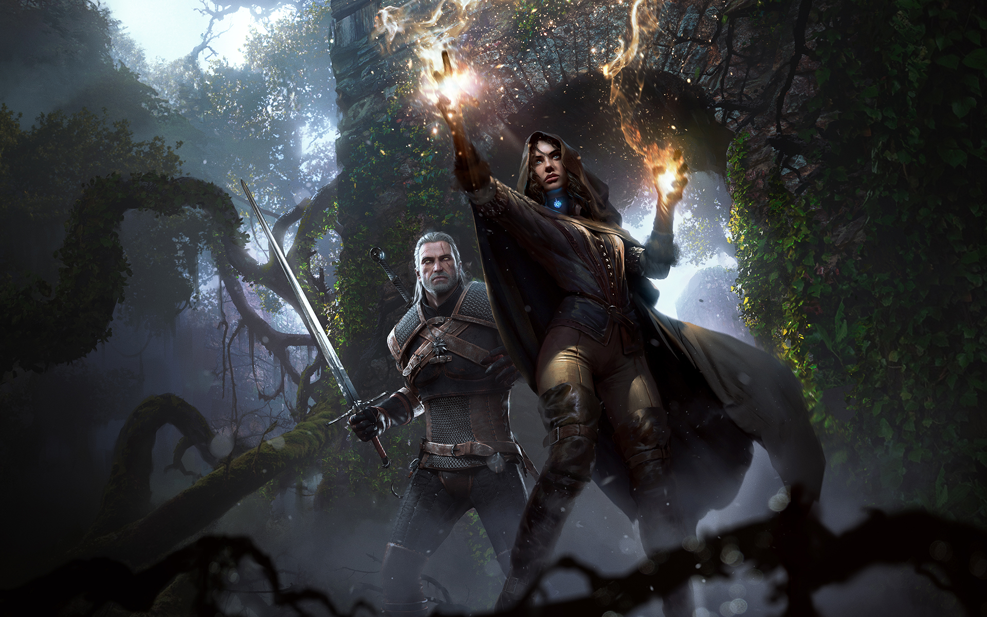 The witcher 3 geralt cloak фото 77